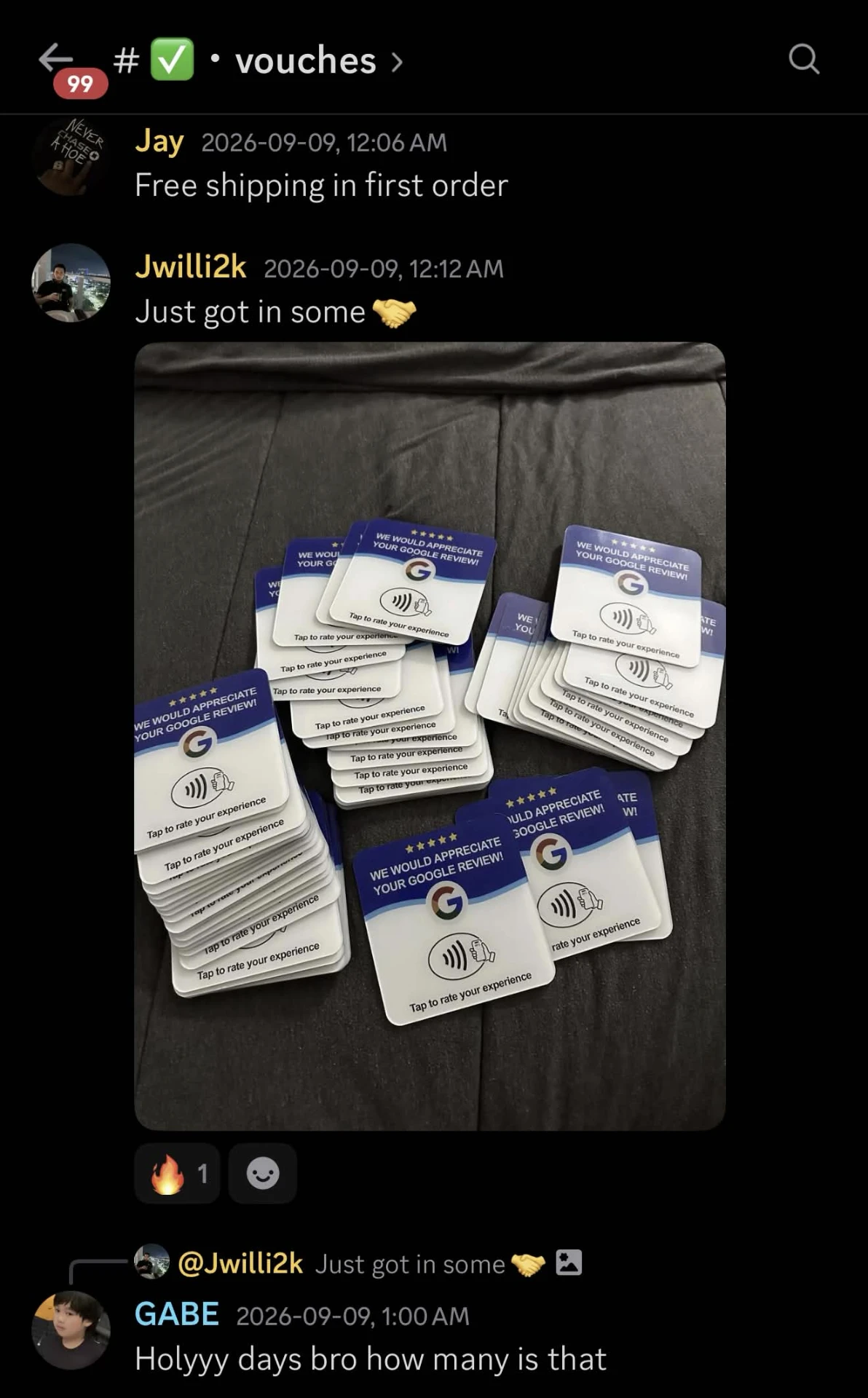 Customer screenshot 1