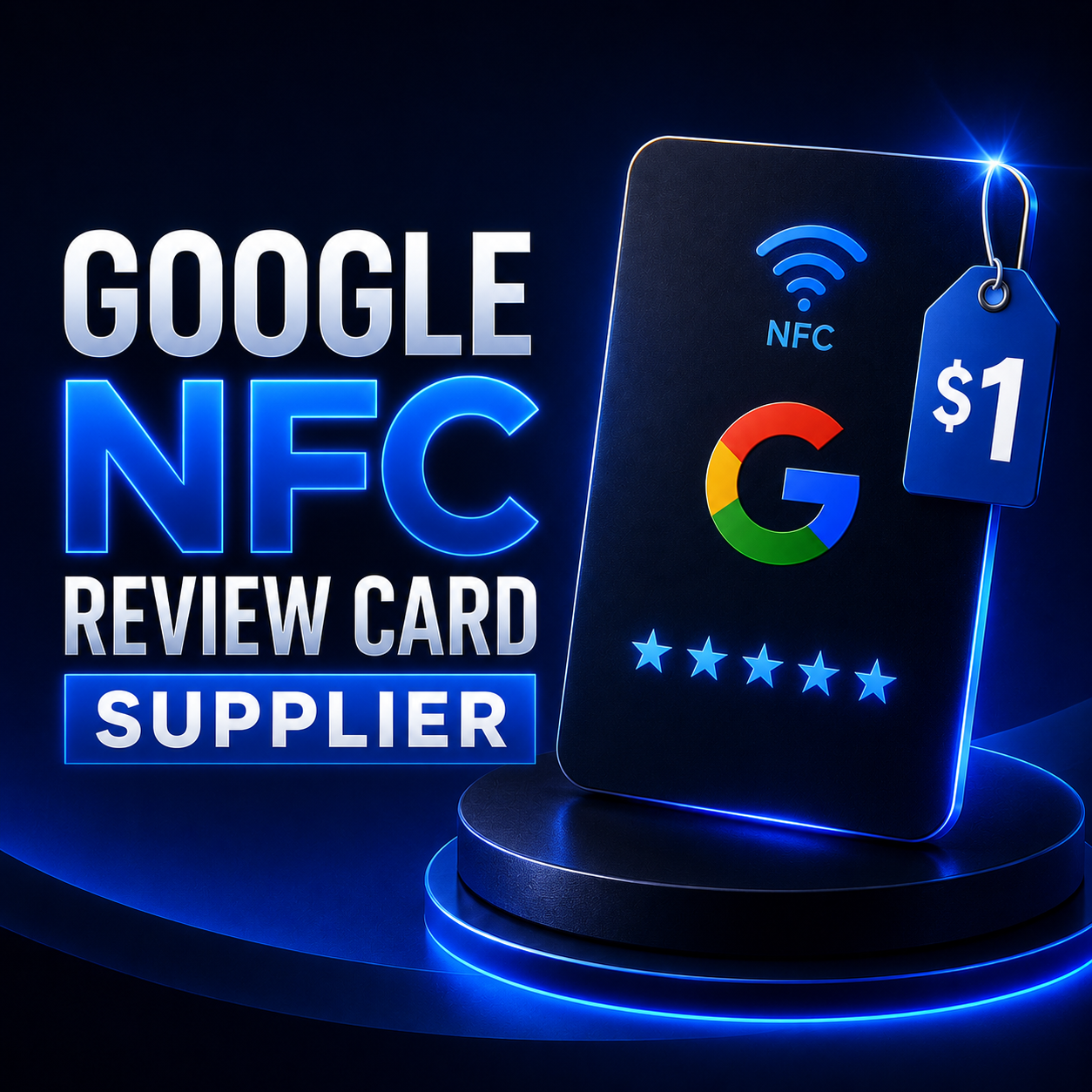 $1 Google Review NFC Card Supplier