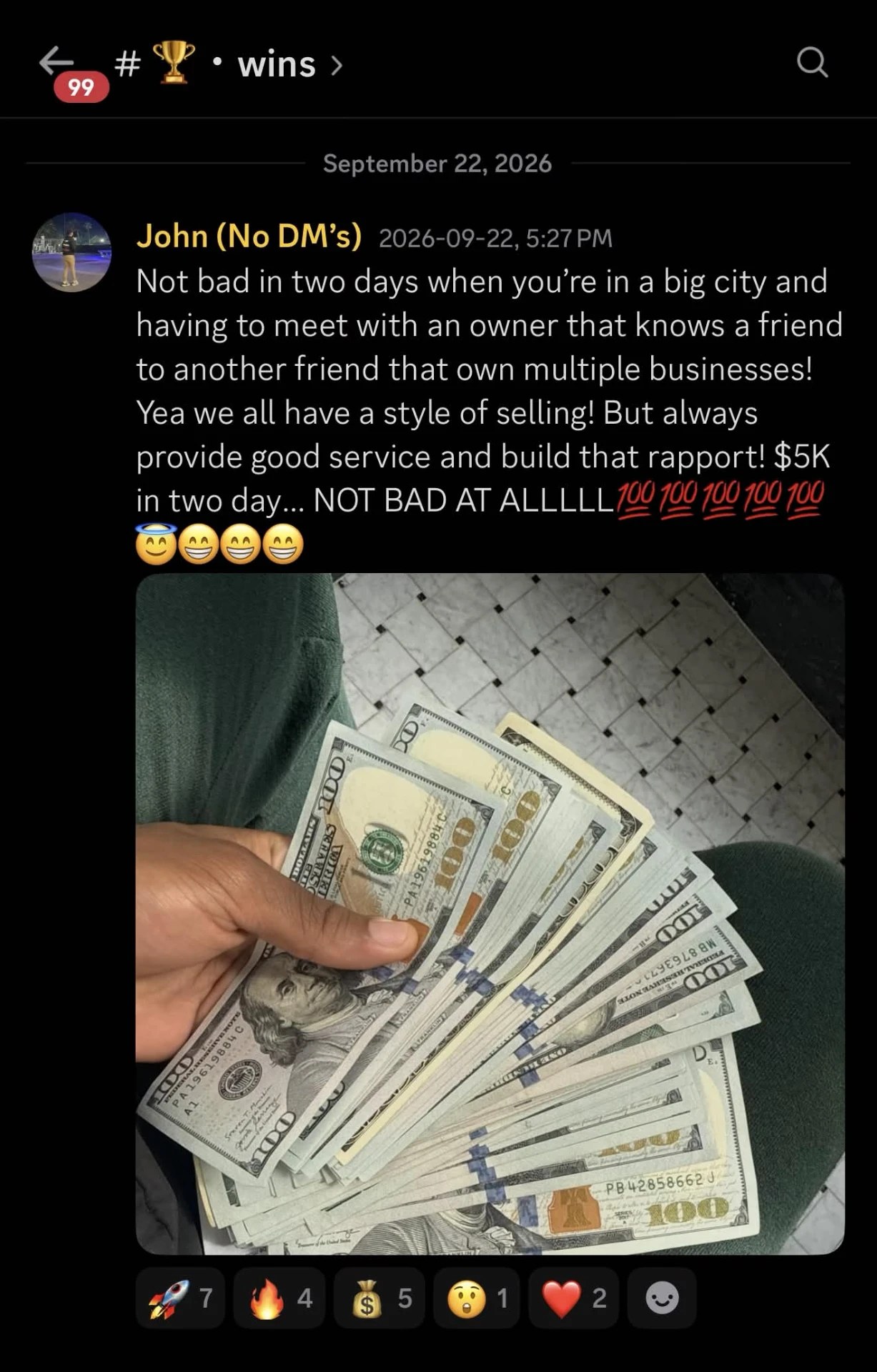 Customer screenshot 5