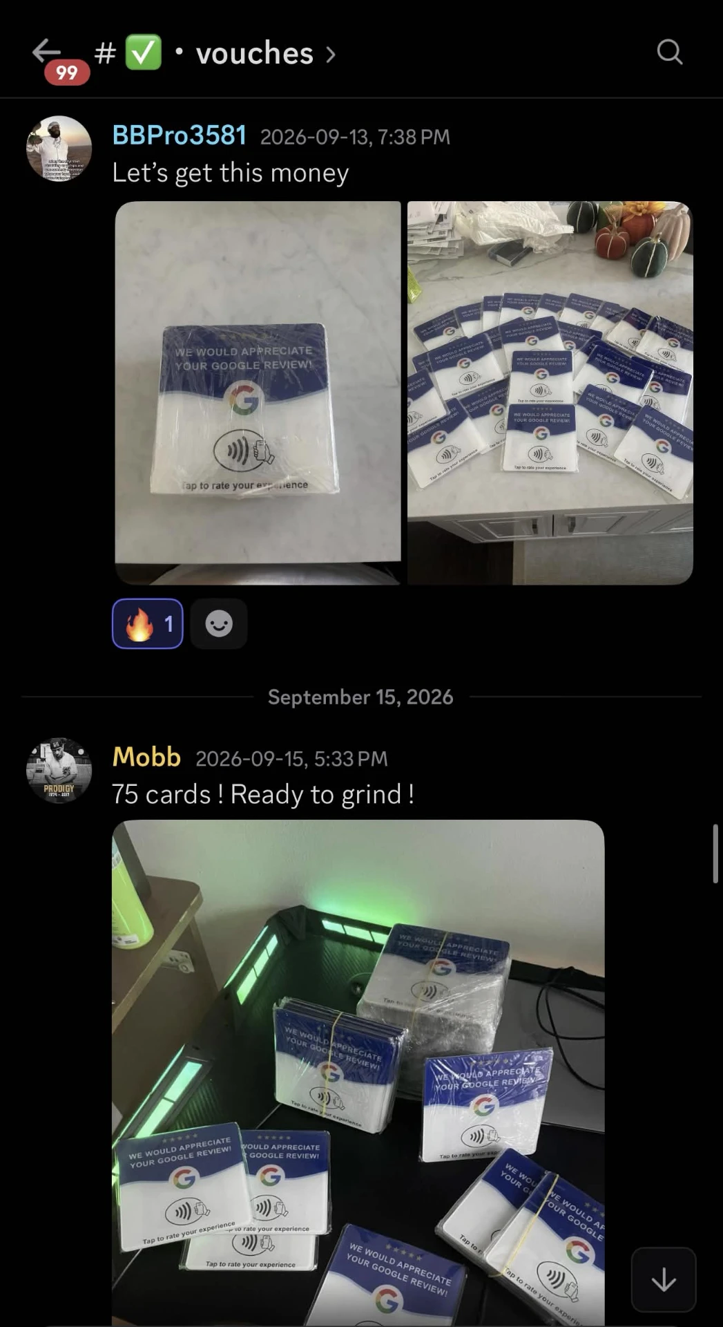 Customer screenshot 2